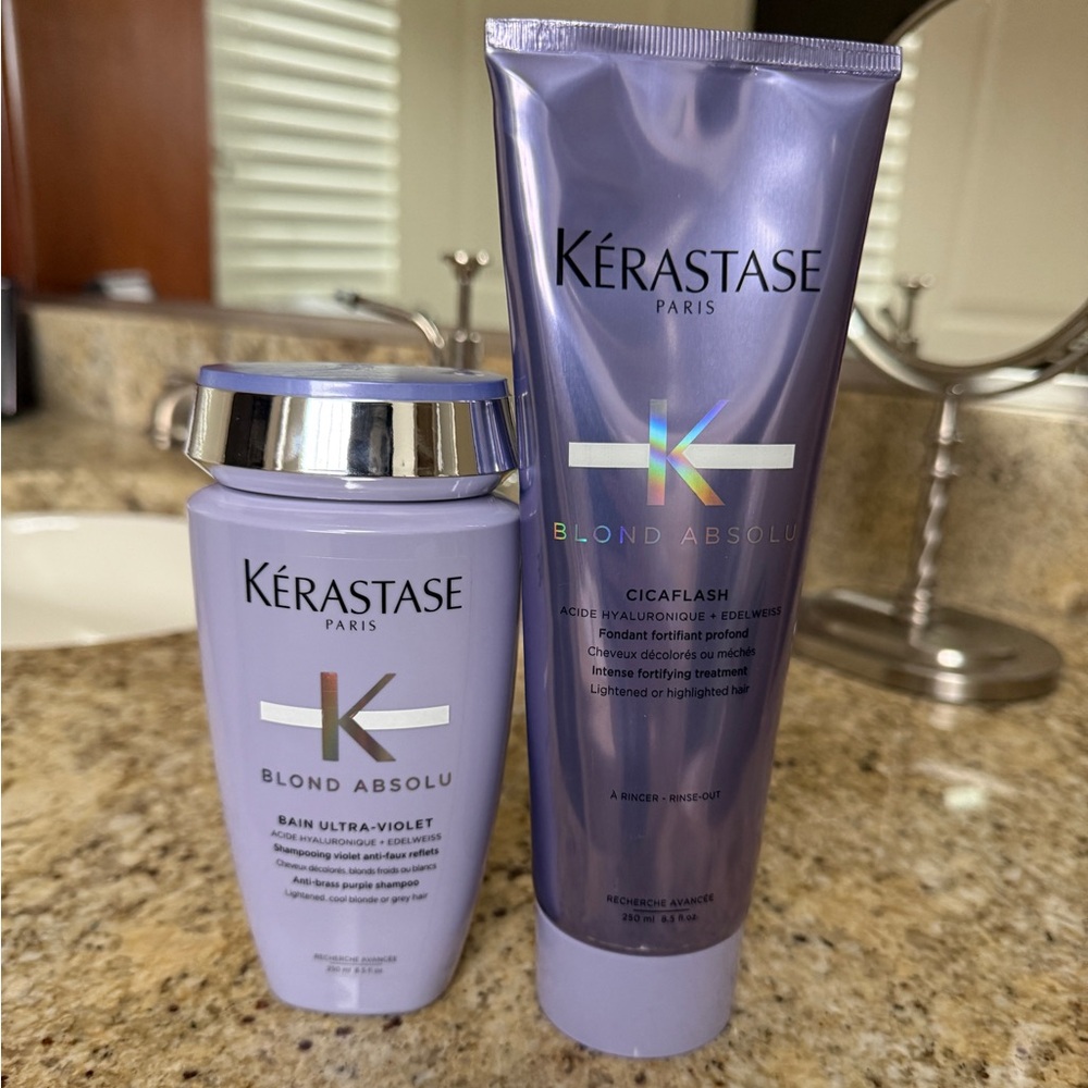 Kerastase Bain ultra violet purple shampoo and conditioner
